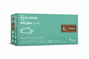 Rękawiczki nitrylowe green XL