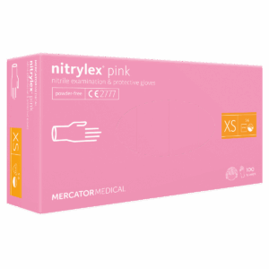 Rekawiczki-nitrylowe-rozowe-bezpudrowe-100szt.-Nitrylex-Pink-XS-Mercator-Medical